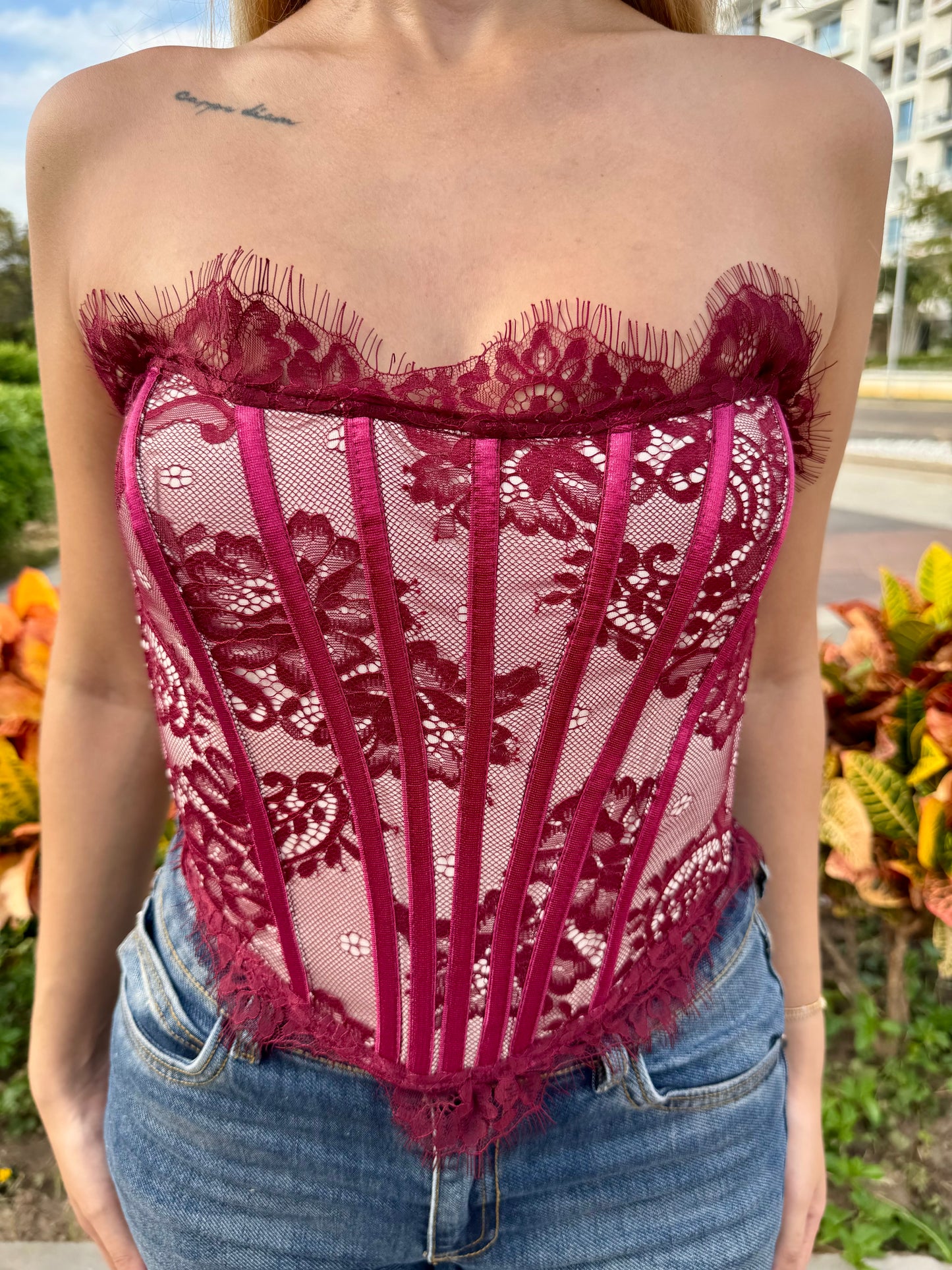 Corset Aura Vinotinto