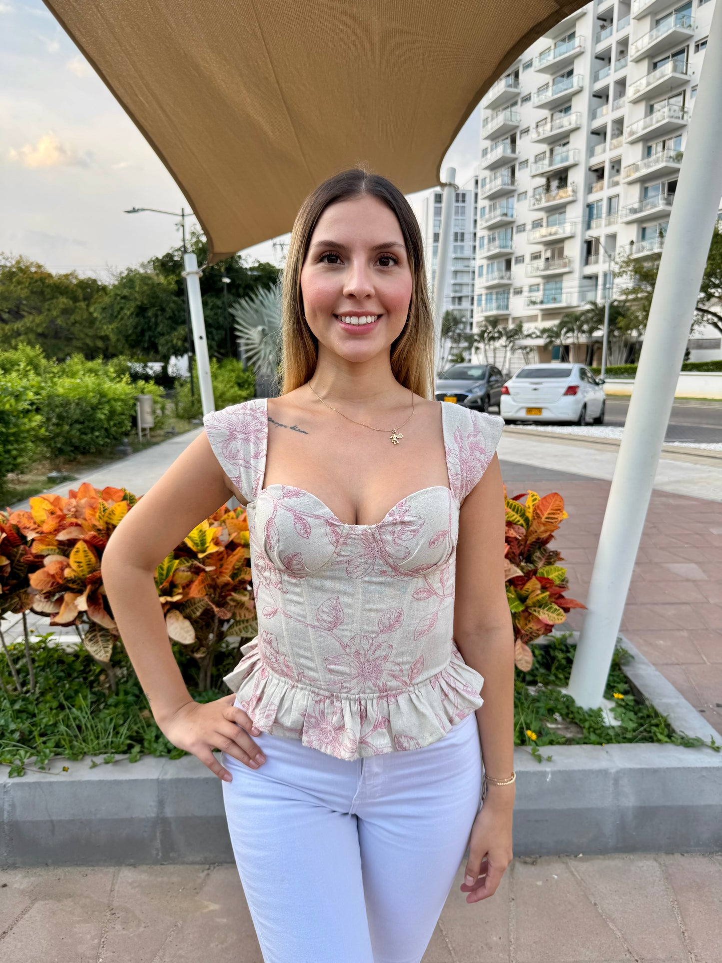 Corset Vainilla Rosa