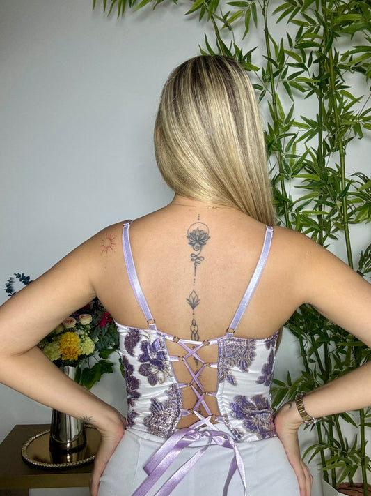Corset Rosé Lila