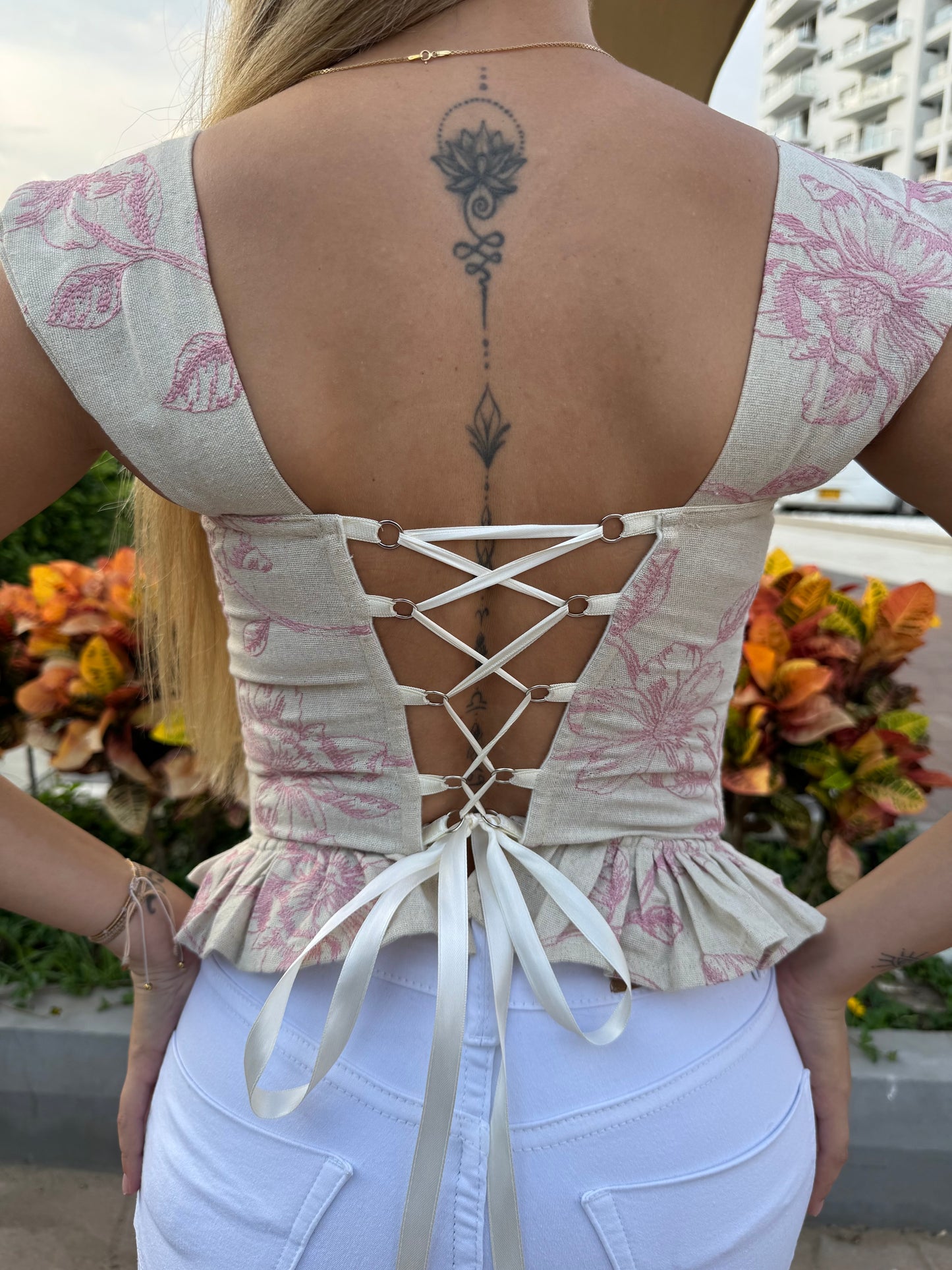 Corset Vainilla Rosa