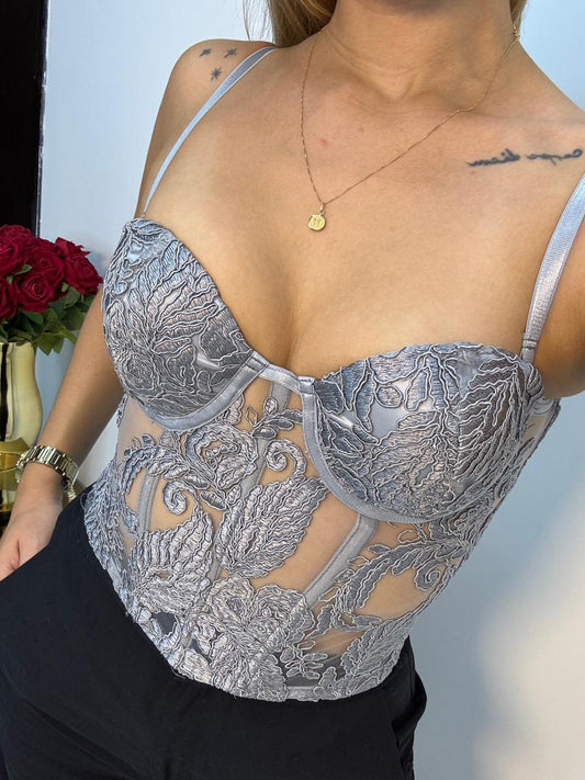 Corset Gris